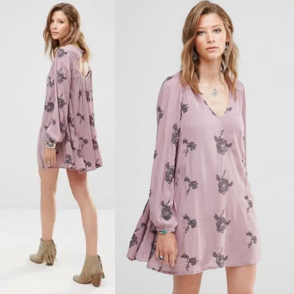 Free People Dresses & Skirts - Free People Emma Embroidered Mini Dress. NWT. 0243